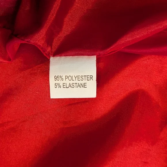 Ampersand Avenue Womens Red Coat With Bow Size Large - Picture 7 of 11